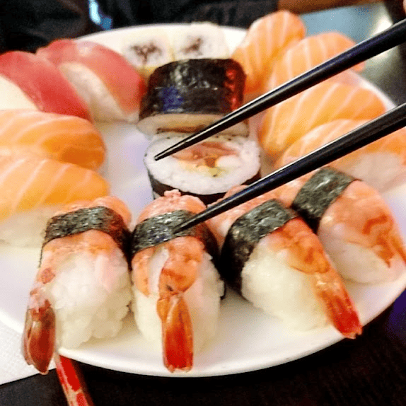 Assiette de sushis