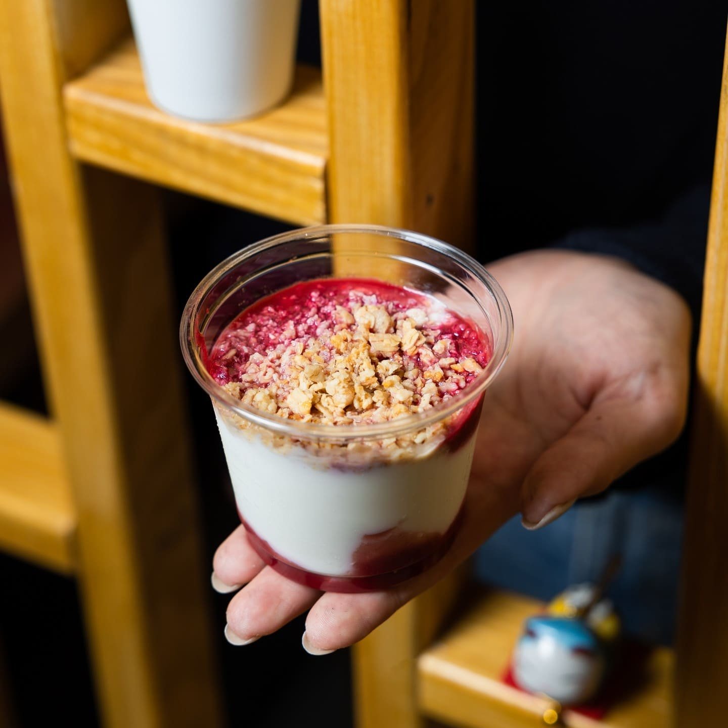 Dessert sur une main